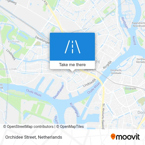 Orchideestraat map