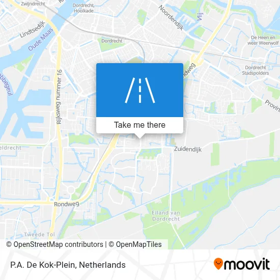 P.A. De Kok-Plein map