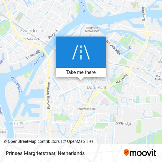 Prinses Margrietstraat map