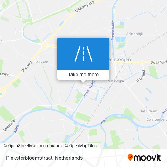 Pinksterbloemstraat map