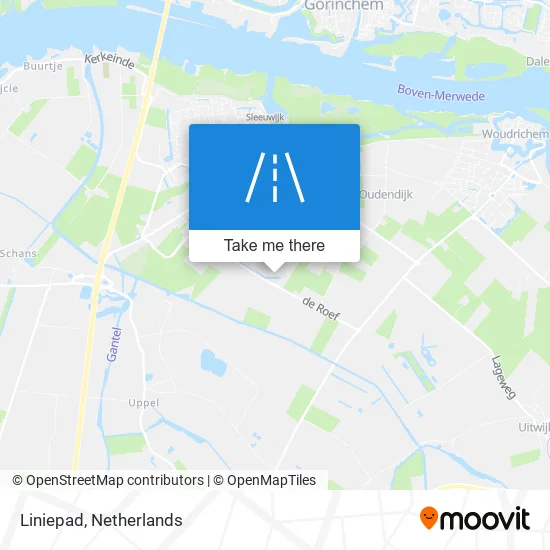 Liniepad map