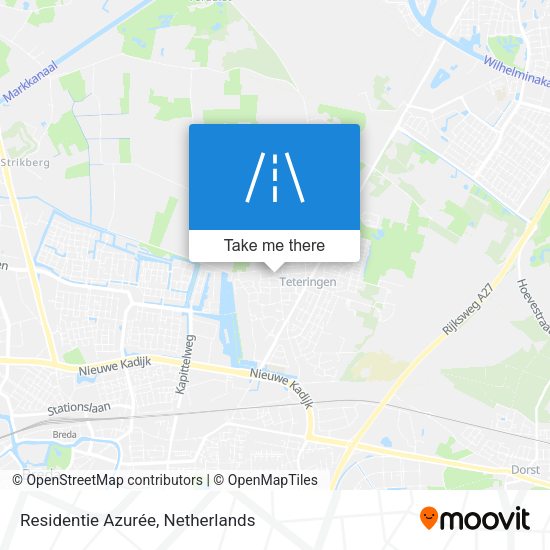Residentie Azurée map