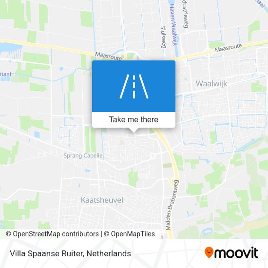 Villa Spaanse Ruiter map