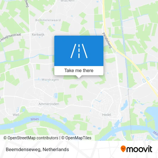 Beemdenseweg map