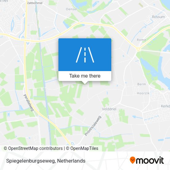 Spiegelenburgseweg map