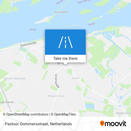Pastoor Gommersstraat map