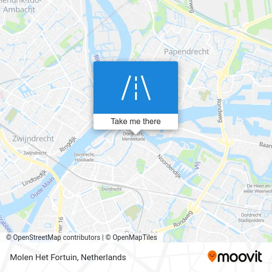 Molen Het Fortuin map