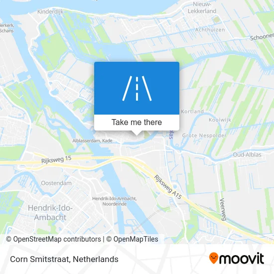 Corn Smitstraat map