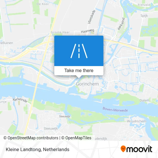 Kleine Landtong map