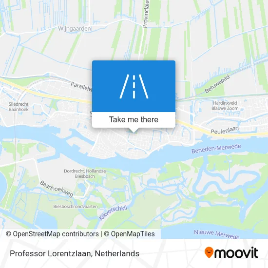 Professor Lorentzlaan map