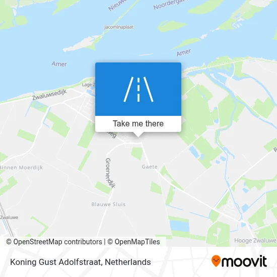 Koning Gust Adolfstraat map