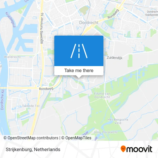 Strijkenburg map