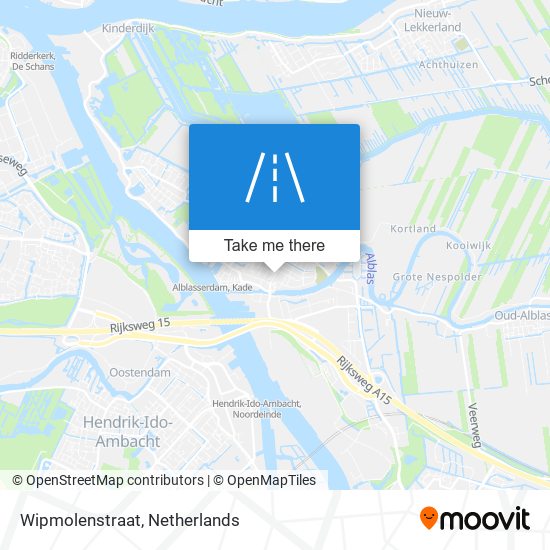 Wipmolenstraat map