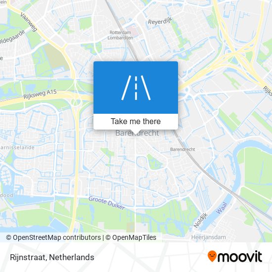 Rijnstraat map