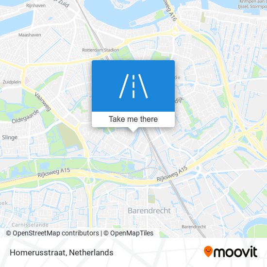 Homerusstraat map