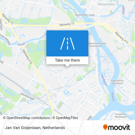 Jan Van Goijenlaan map