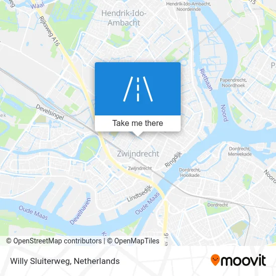 Willy Sluiterweg map