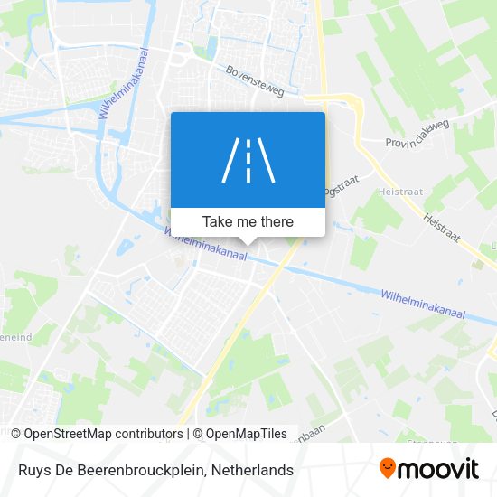 Ruys De Beerenbrouckplein map