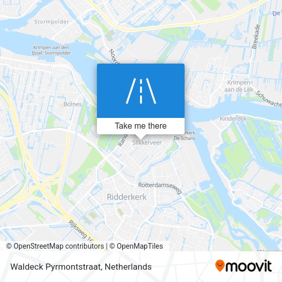 Waldeck Pyrmontstraat map