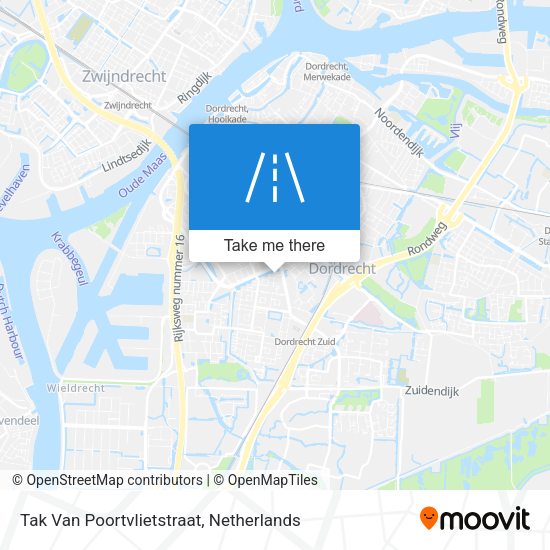 Tak Van Poortvlietstraat map