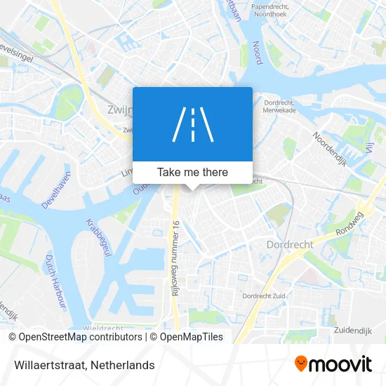 Willaertstraat map