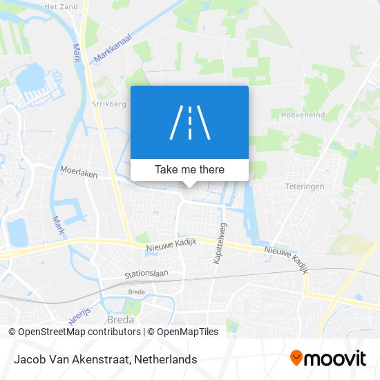 Jacob Van Akenstraat map