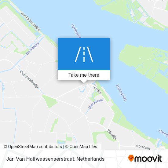 Jan Van Halfwassenaerstraat map