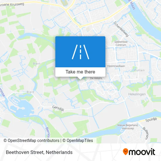 Beethovenstraat map