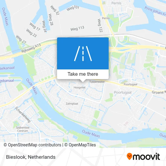 Bieslook map