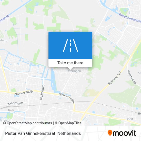 Pieter Van Ginnekenstraat map