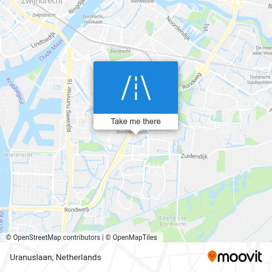 Uranuslaan map