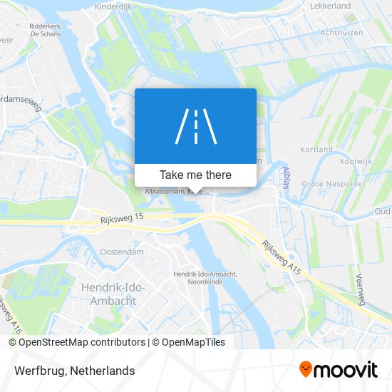 Werfbrug map