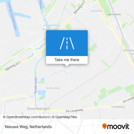 Nieuwe Weg map