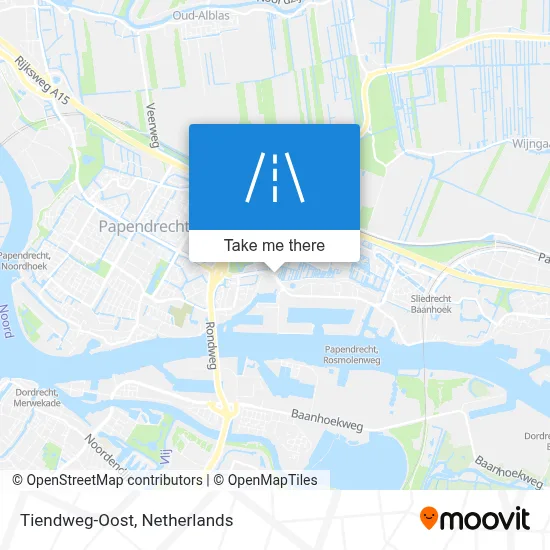 Tiendweg-Oost map