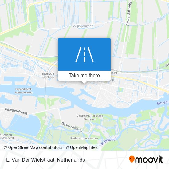 L. Van Der Wielstraat map