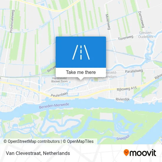 Van Clevestraat map