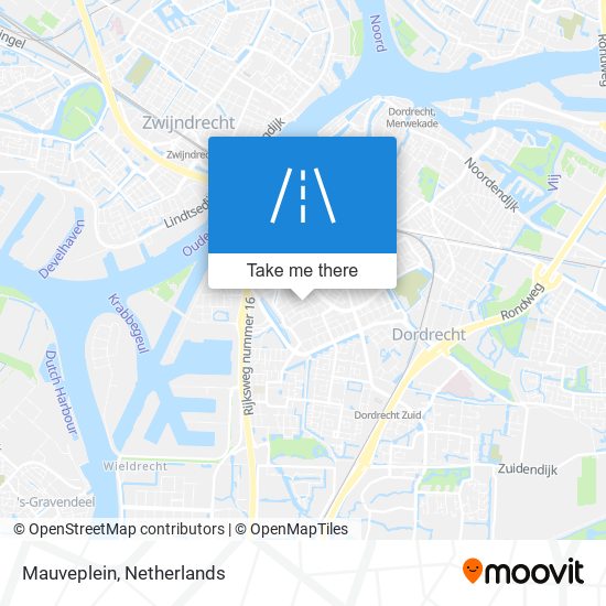 Mauveplein map