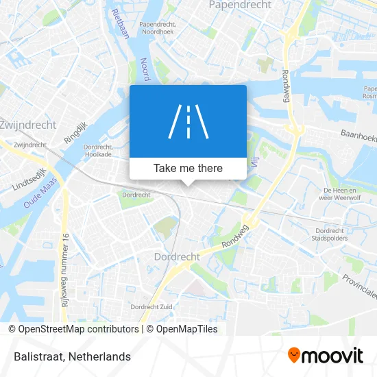 Balistraat map