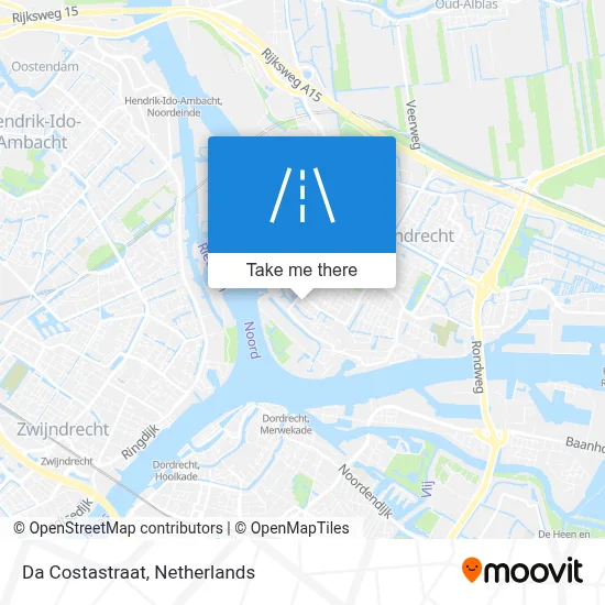 Da Costastraat map
