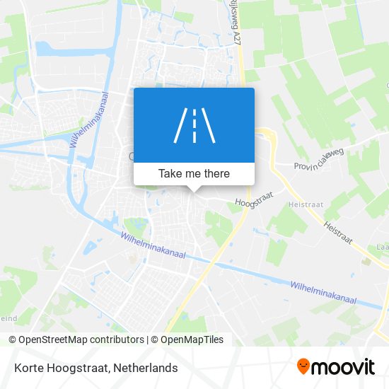 Korte Hoogstraat map