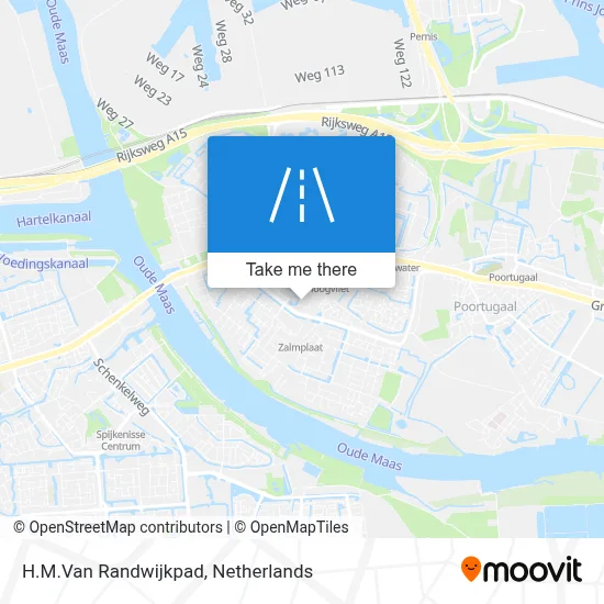 H.M.Van Randwijkpad map