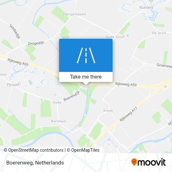 Boerenweg map