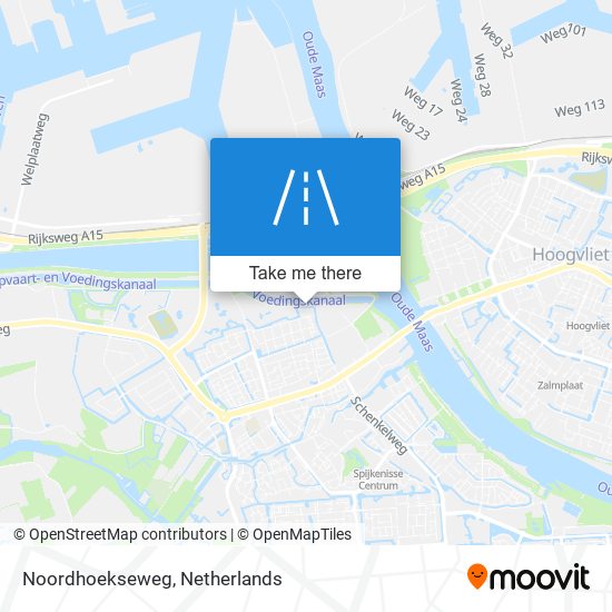 Noordhoekseweg Karte