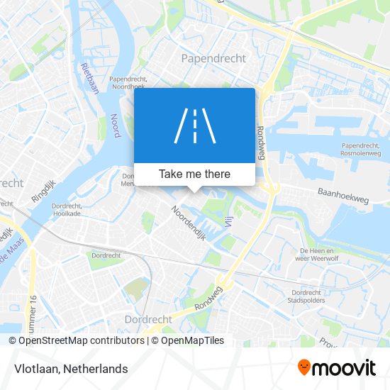 Vlotlaan map