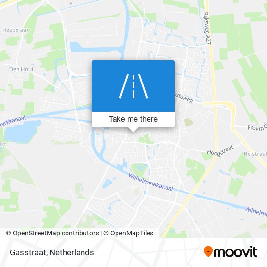 Gasstraat map