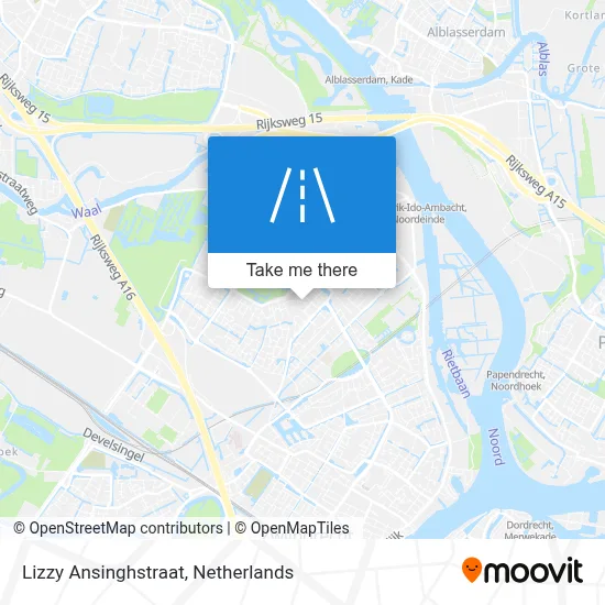 Lizzy Ansinghstraat map