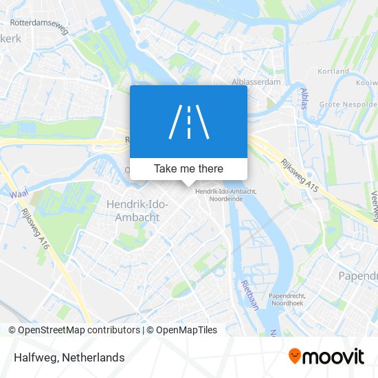 Halfweg map