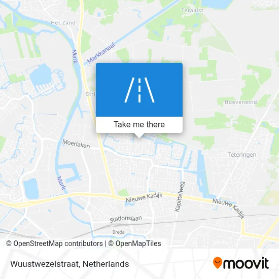 Wuustwezelstraat map