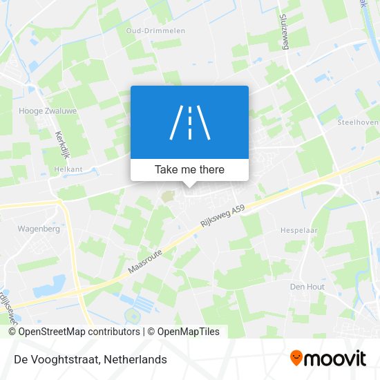 De Vooghtstraat map