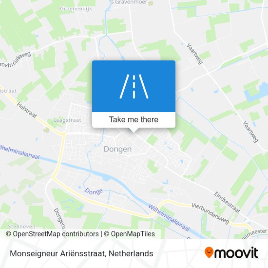 Monseigneur Ariënsstraat map